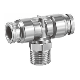 Stainless steel 316 one-touch fittings metric size connection thread M R Rc SMC