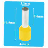 Insulated cord end terminals DOD