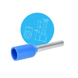 Insulated cord end terminals DOD