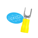 Insulated spade terminal DOD