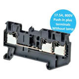 DIN track push-in terminal blocks OMRON