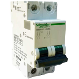 Miniature circuit breakers for direct current circuits protection SCHNEIDER