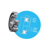 Deep groove ball bearings SKF
