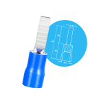 Đầu cos pin dẹp MHD