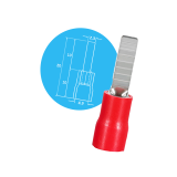 Đầu cos pin dẹp MHD