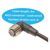 M12 basic line cable type OMRON