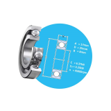 Single row deep groove ball bearings-d 17 mm SKF