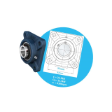 Gối đỡ vòng bi kiểu mặt bích d20-100mm SKF