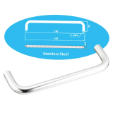 Round bar pulls (SUS-Female screws) TAKIGEN