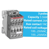 Khởi động từ 3 cực AC/DC 4...18.5kW ABB