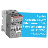 Khởi động từ 3 cực AC/DC 4...18.5kW ABB