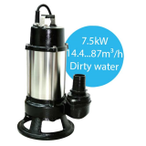 Bơm nước thải có lót cao su chống rò nước 