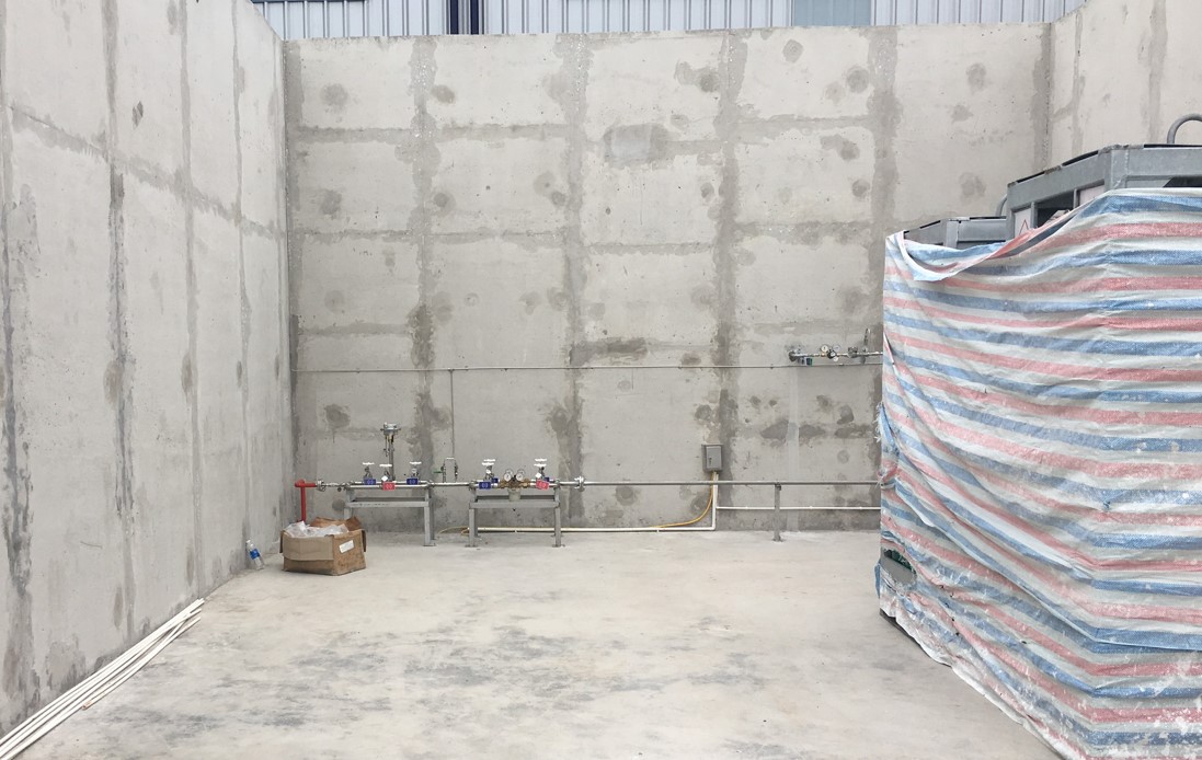 Hạng mục lắp đặt đường ống N2, H2 cấp cho phòng sấy