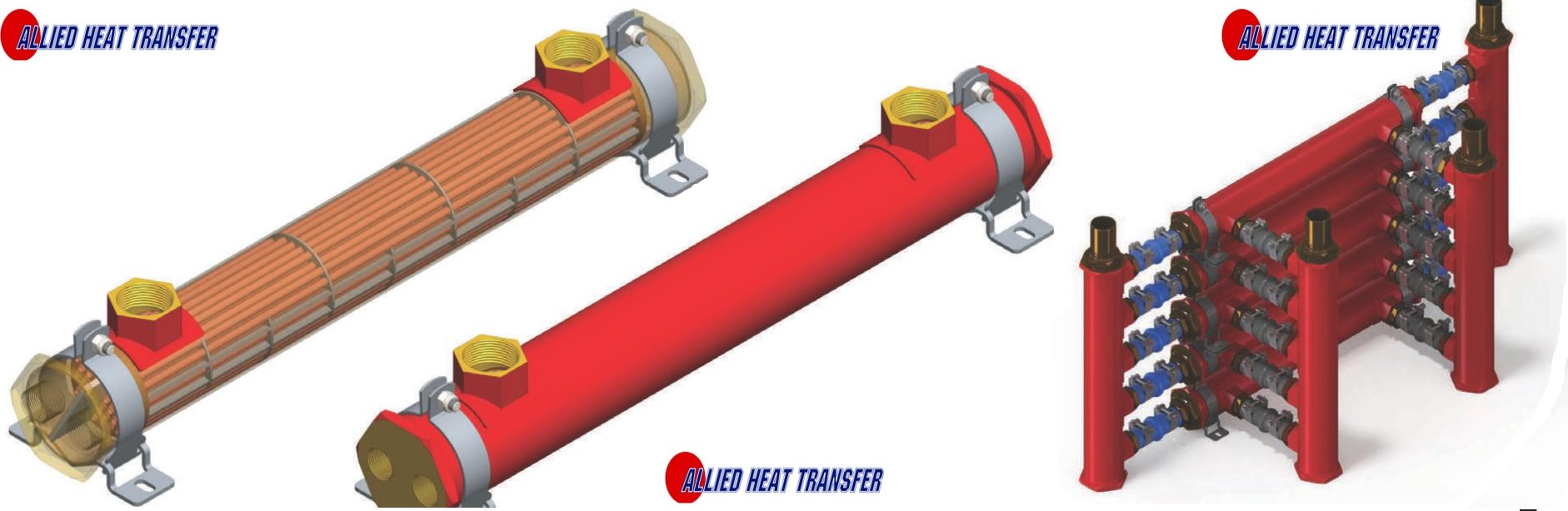 Két làm mát dầu thủy lực dạng ống loại không rút được ruột HEX2, HEX3
