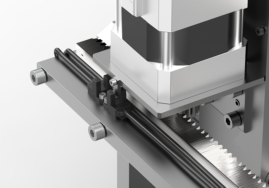 Cảm biến quang điện chữ U Autonics BS3 series ứng dụng cho máy công cụ