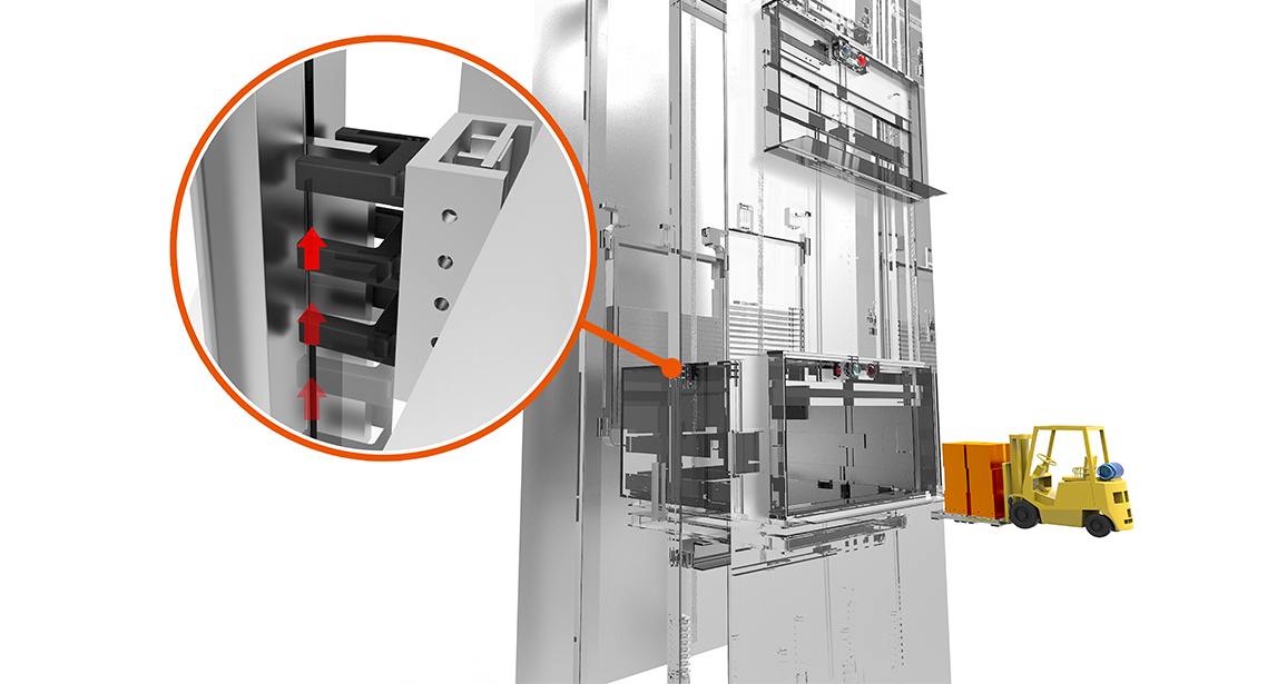 Cảm biến quang điện Autonics  BUP Series ứng dụng trong công nghiệp thang máy