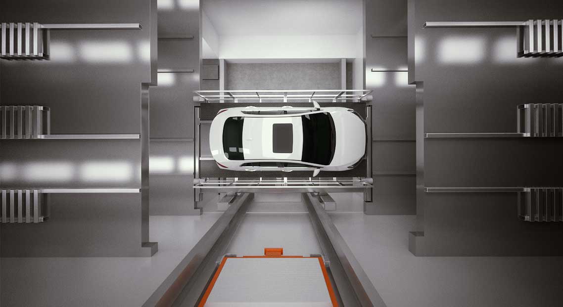 Cảm biến quang điện Autonics  BUP Series ứng dụng trong hệ thống đỗ xe tự động