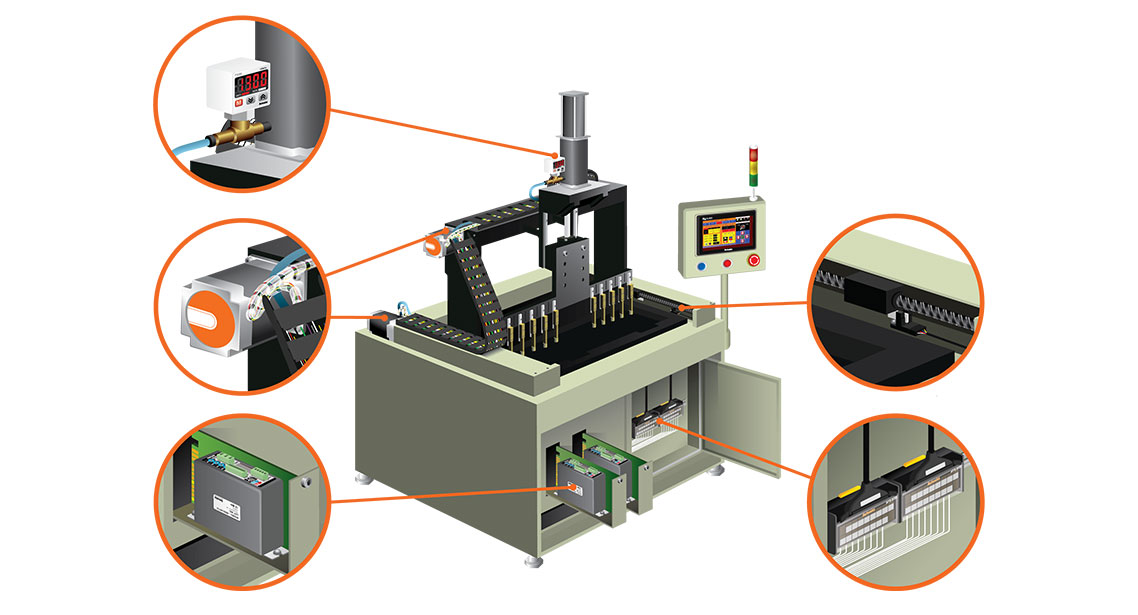 Cảm biến áp suất Autonics PSAN Series ứng dụng trong công nghiệp bán dẫn / hiển thị