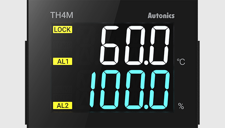 Autonics TH4M Series có màn hình lớn, ký tự dễ đọc