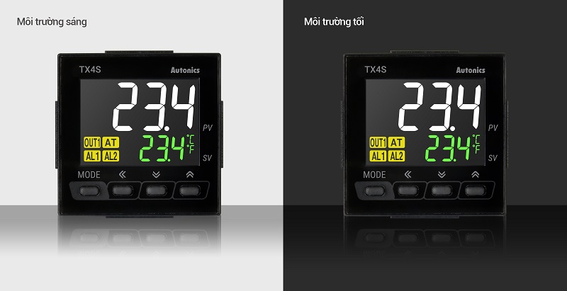Bộ điều khiển nhiệt độ Autonics TX Series có màn hình lớn, kỹ tự dễ đọc