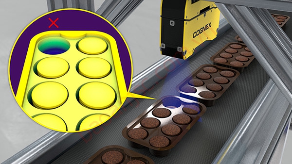 Thị giác máy 3D trong kiểm tra bánh kẹo