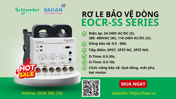 rơ le bảo vệ dòng schneider eocr-ss series