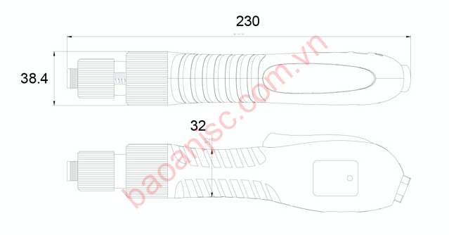 Kích thước súng bắn vít SEHAN LF Series