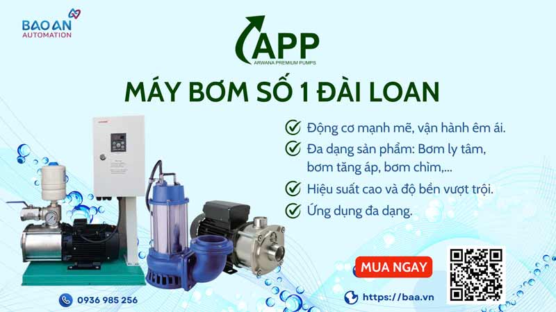 APP máy bơm số 1 Đài Loan