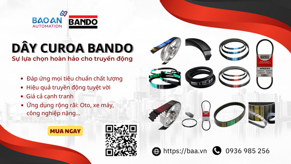 Dây curoa Bando - Sự lựa chọn hoàn hảo cho truyền động