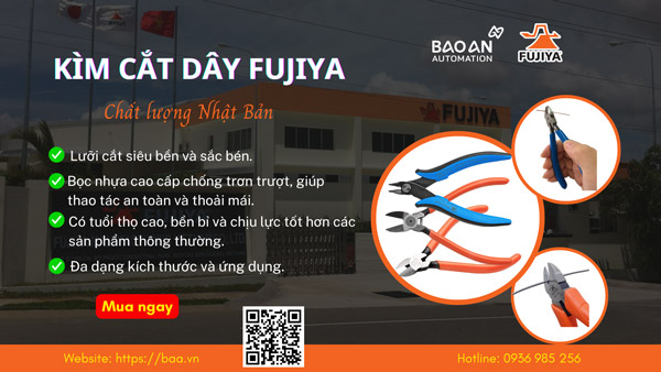 Kìm cắt dây Fujiya - Chất lượng Nhật Bản