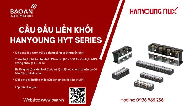 Cầu đấu liền khối Hanyoung HYT series