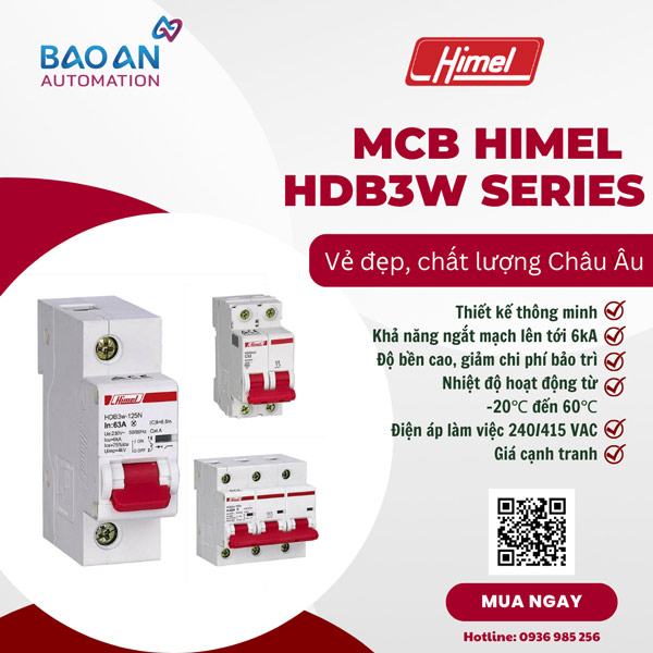 MCB đến từ thương hiệu Tây Ban Nha - Himel HDB3W series 