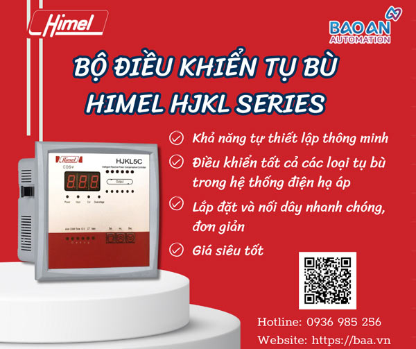 Sản phẩm nổi bật của Himel bộ điều khiển tụ bù HJKL series