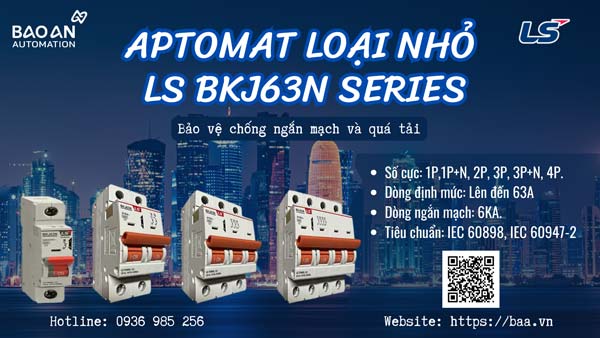 Aptomat loại nhỏ, giá cạnh tranh của LS BKJ63N series