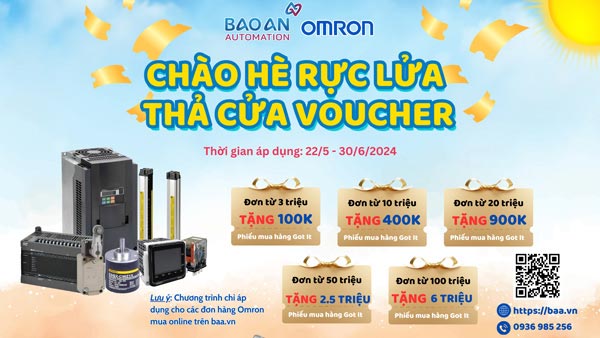 CHÀO HÈ RỰC LỬA THẢ CỬA VOUCHER KHI MUA OMRON TRÊN BAA.VN