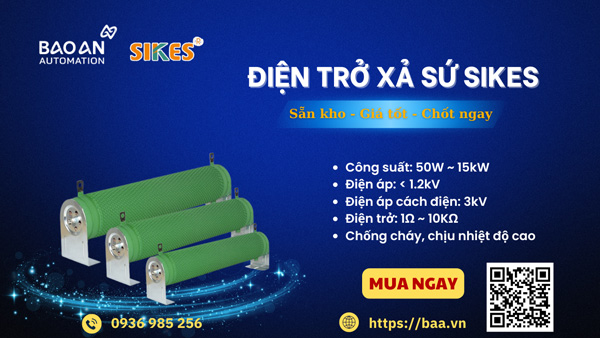 Điện trở xả sứ Sikes - Chính hãng - Giá tốt