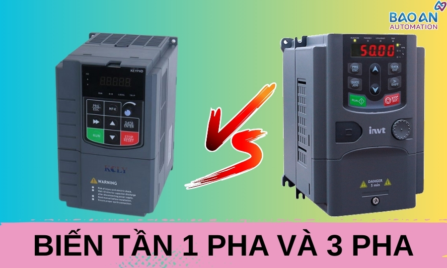 So sánh biến tần 1 pha và 3 pha So sánh biến tần 1 pha và 3 pha
