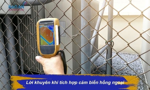 Lời khuyên tích hợp cảm biến hồng ngoại