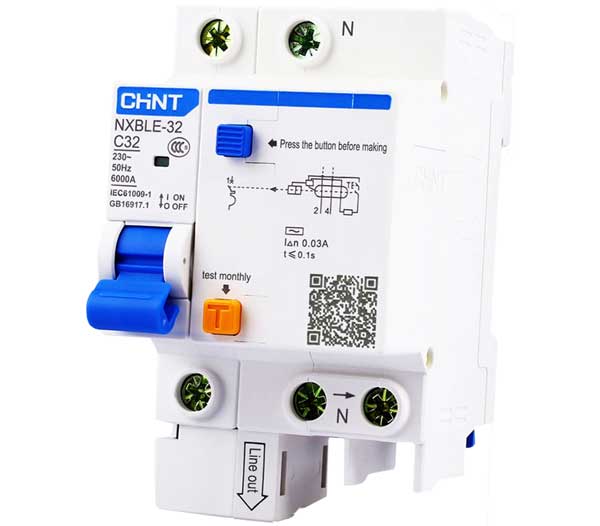 Aptomat chống giật RCBO