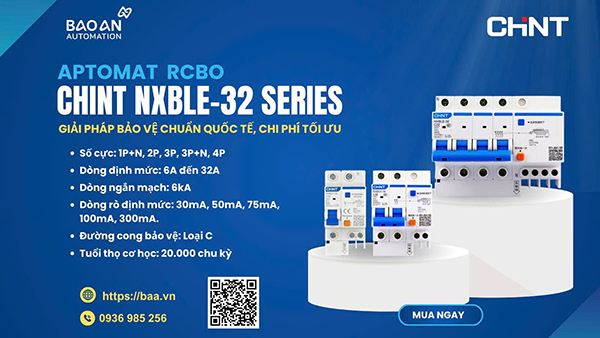 aptomat rcbo dòng nxble-32 