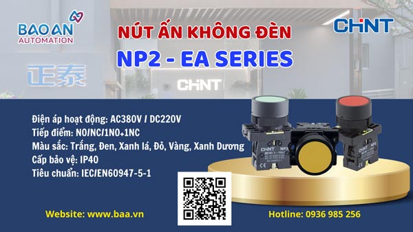 Nút ấn không đèn NP2 - EA series
