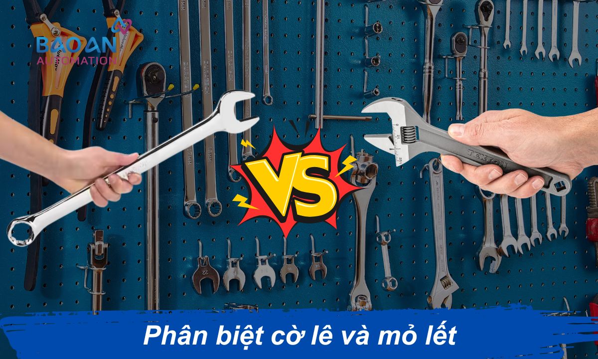Phân biệt cờ lê mỏ lết Phân biệt cờ lê mỏ lết