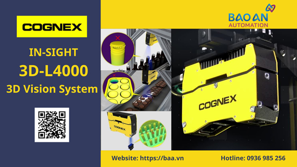 Cognex IS3D-L4000 Series - Đôi mắt của máy móc