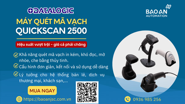 Máy quét mã vạch Datalogic dòng QuickScan 2500