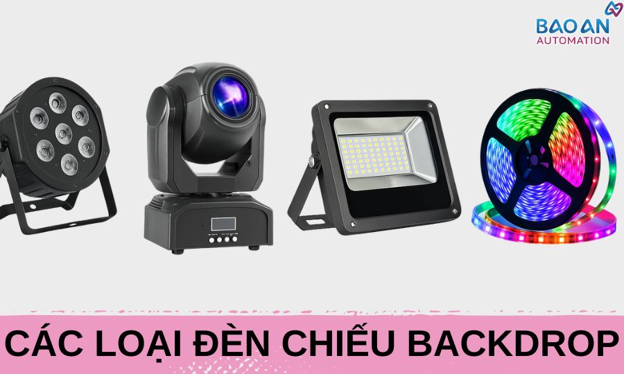 Các loại đèn chiếu backdrop