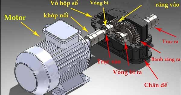 Motor giảm tốc loại nhỏ