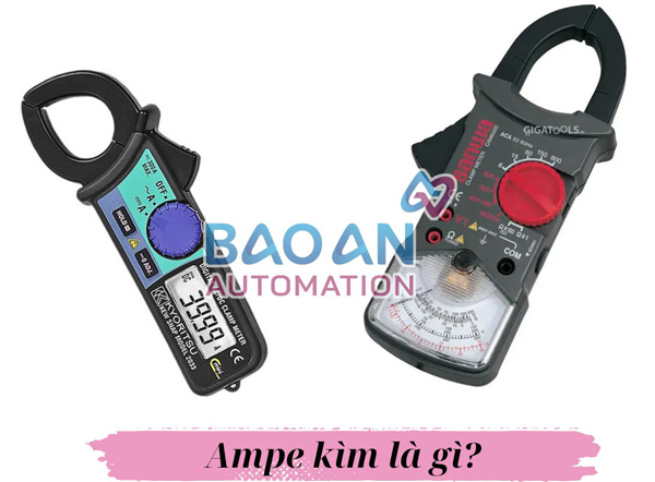 Đồng hồ ampe kìm cơ và đồng hồ ampe điện tử
