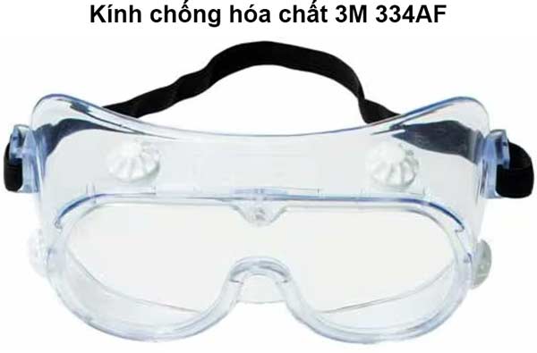 Kính bảo hộ chống hóa chất 3M 334AF