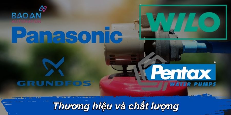Thương hiệu và chất lượng máy bơm nước đẩy cao Thương hiệu và chất lượng máy bơm nước đẩy cao