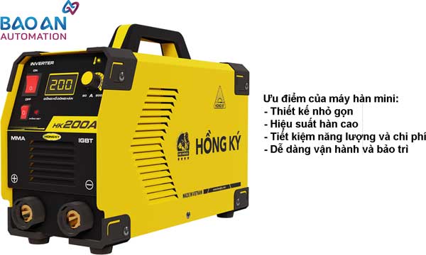 Ưu điểm của máy hàn mini Ưu điểm của máy hàn mini